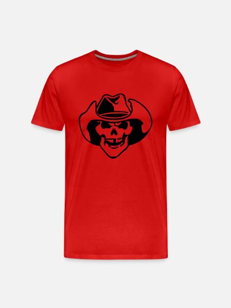 bone head / bone head - Men's Premium Organic T-Shirt - red