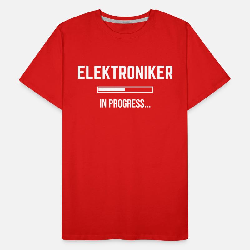 Electronics Technician In Progress Men's Premium Organic T-Shirt