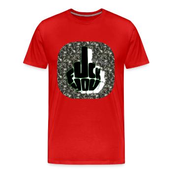 Fuck You (2) - Club WoW - T-shirt bio Premium Homme - rouge - Devant - Damien (186cm)