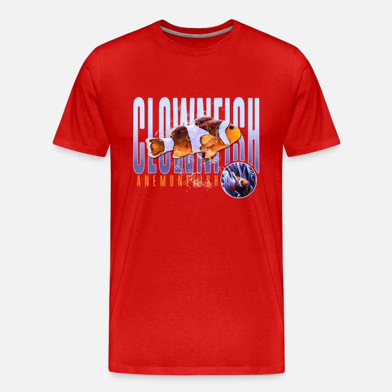 Clownfisch Anemonenfisch - Männer Premium Bio T-Shirt - undefined