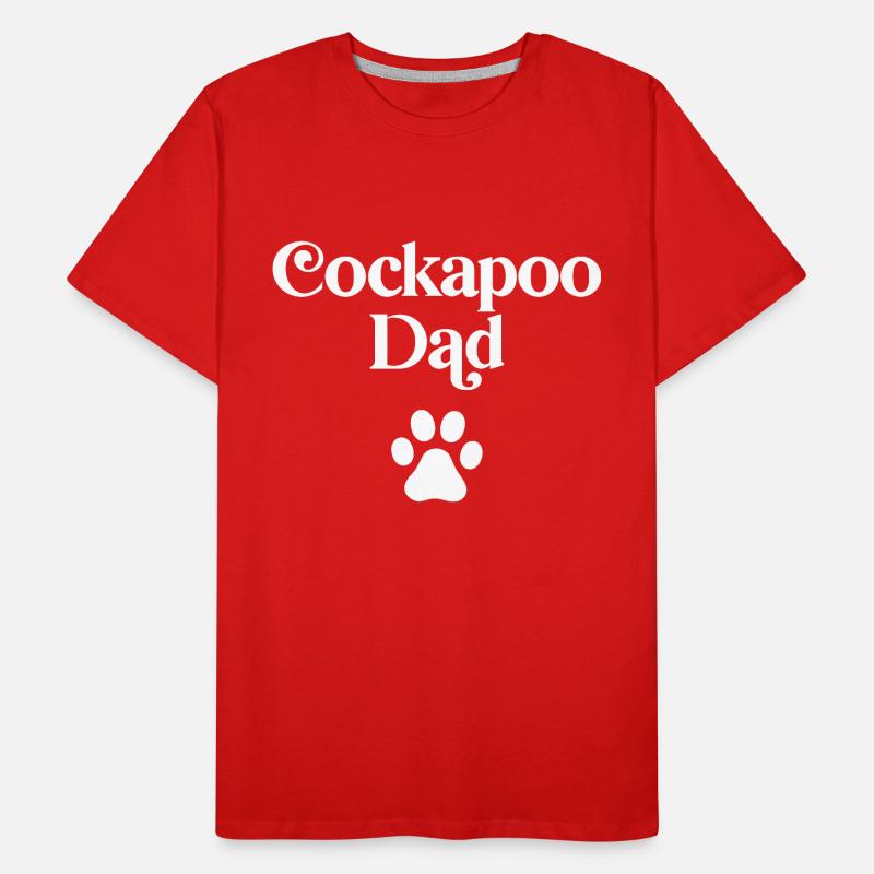 Cockapoo Papa Männer Premium Bio T-Shirt