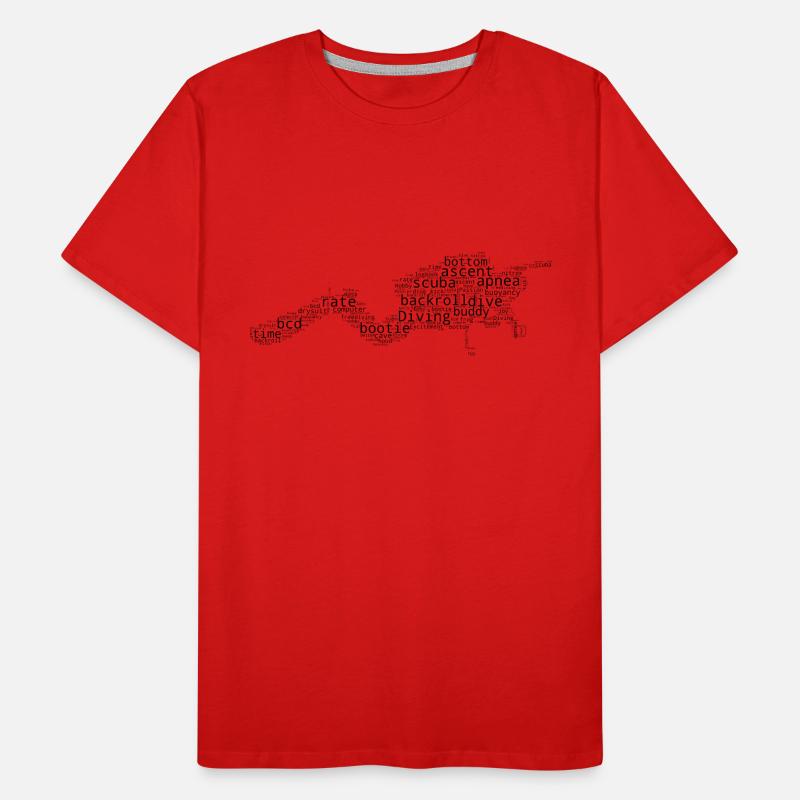 Femmes Plongeuse Plongeuse Plongeuse Plongeuse T-shirt bio Premium Homme