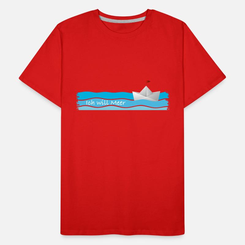 Ich will Meer Männer Premium Bio T-Shirt