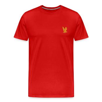 Golden Seagull - Männer Premium Bio T-Shirt - Rot - Vorne - Damien (186cm)