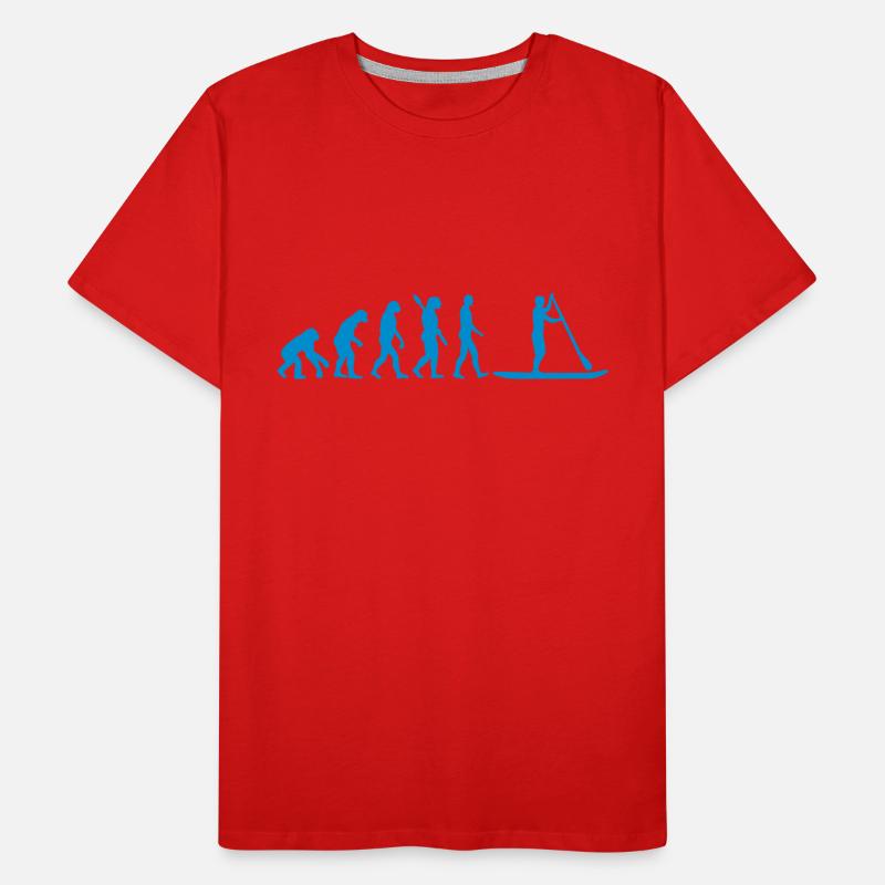 Evolution Stand up paddling Men's Premium Organic T-Shirt