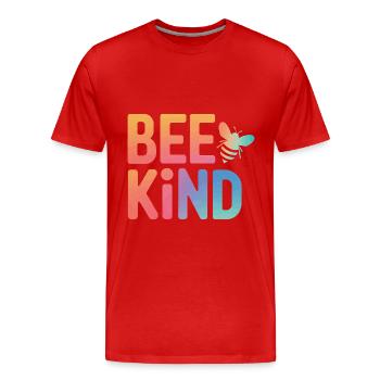 abeille abeille apicultrice abeille abeille - T-shirt bio Premium Homme - rouge - Devant - Damien (186cm)