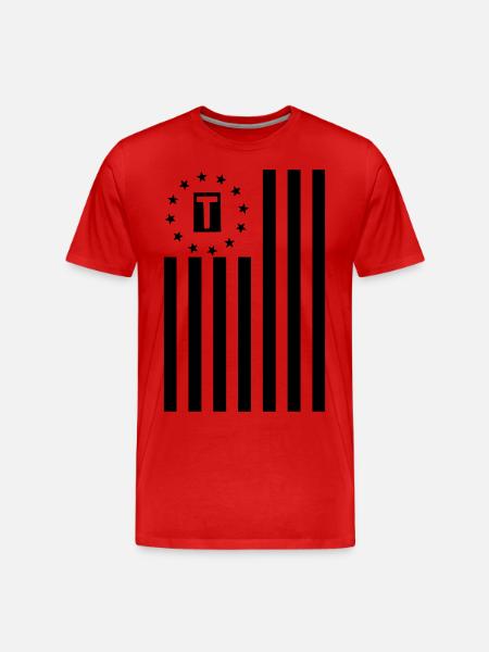 Us Thirteen - T-shirt bio Premium Homme - rouge