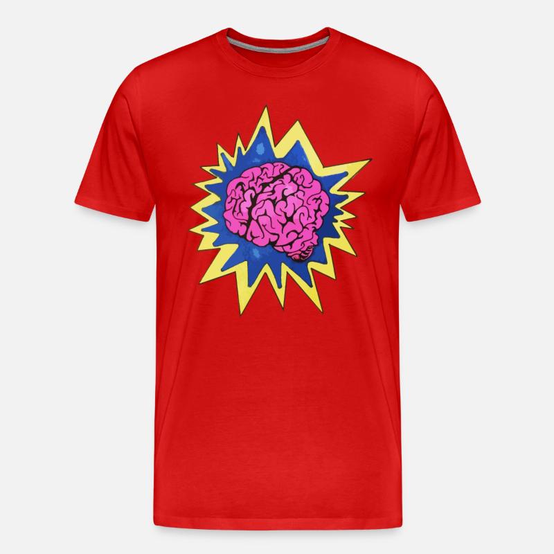 Brainwashed - Männer Premium Bio T-Shirt - Rot