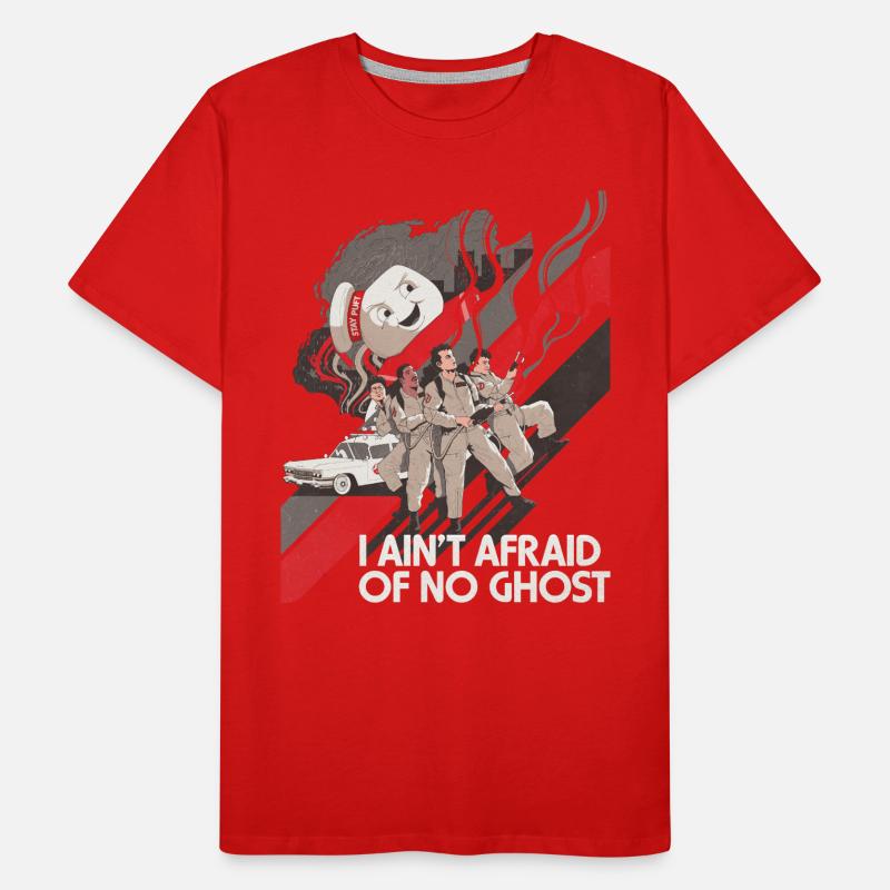 Ghostbusters Kampf Mit Marshmallow-Mann Männer Premium Bio T-Shirt