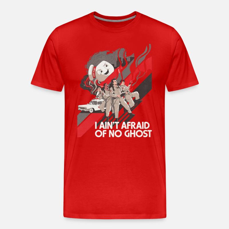 Ghostbusters Kampf Mit Marshmallow-Mann - Männer Premium Bio T-Shirt - undefined