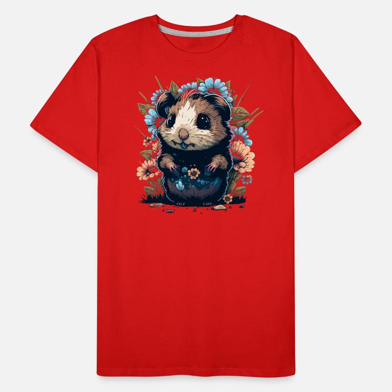 Drôle de cochon d’Inde T-shirt bio Premium Homme