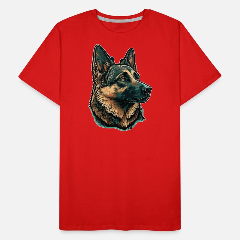 German Shepherd Men's Premium Organic T-Shirt