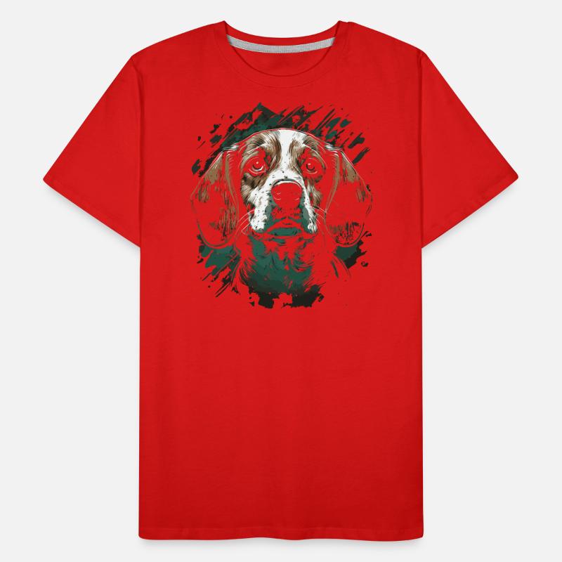 Beagle Dog Men's Premium Organic T-Shirt