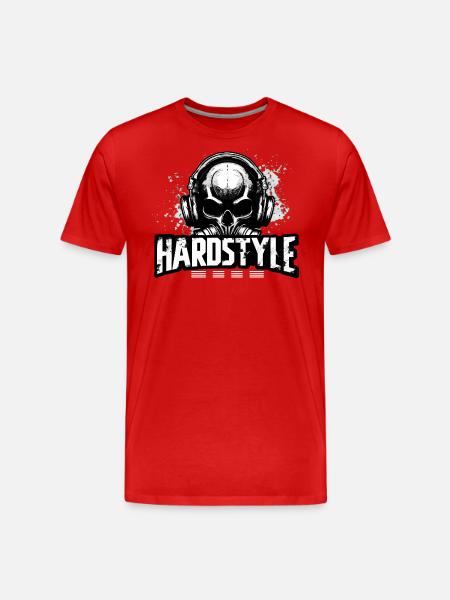 Hardstyle - Men's Premium Organic T-Shirt - red