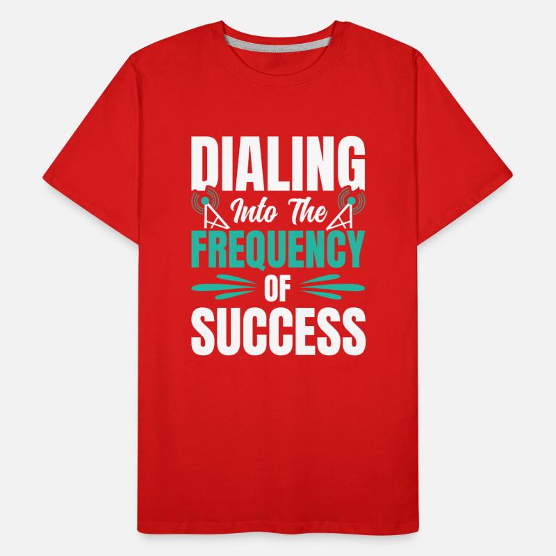 Radio Moderator Frequenz Programmsprecher Männer Premium Bio T-Shirt