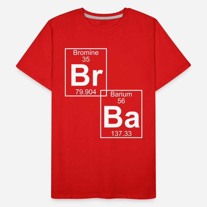 Br-Ba (brba) - Full Men's Premium Organic T-Shirt