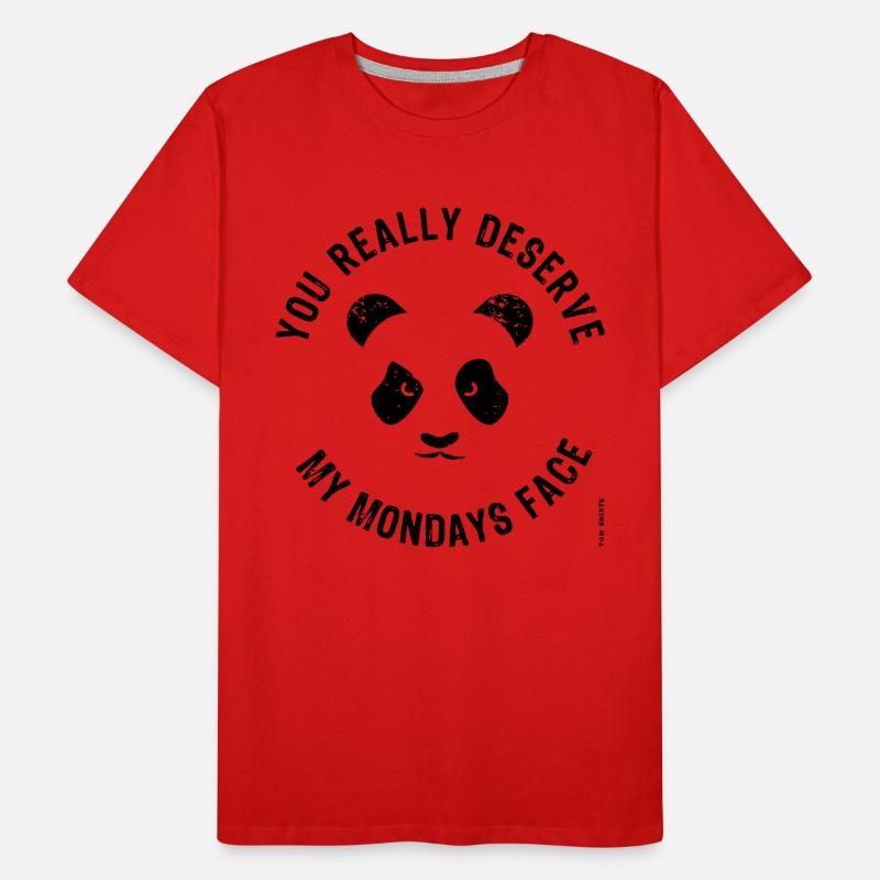 Visage du lundi T-shirt bio Premium Homme