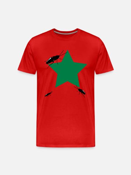 vote_for - Männer Premium Bio T-Shirt - Rot