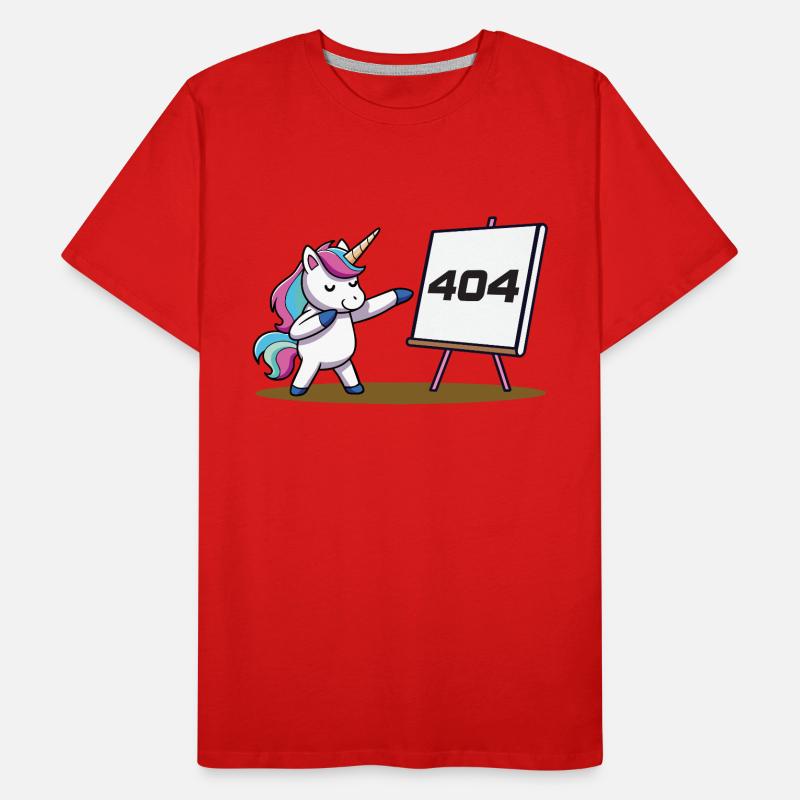 Fehler - Error 404 Männer Premium Bio T-Shirt