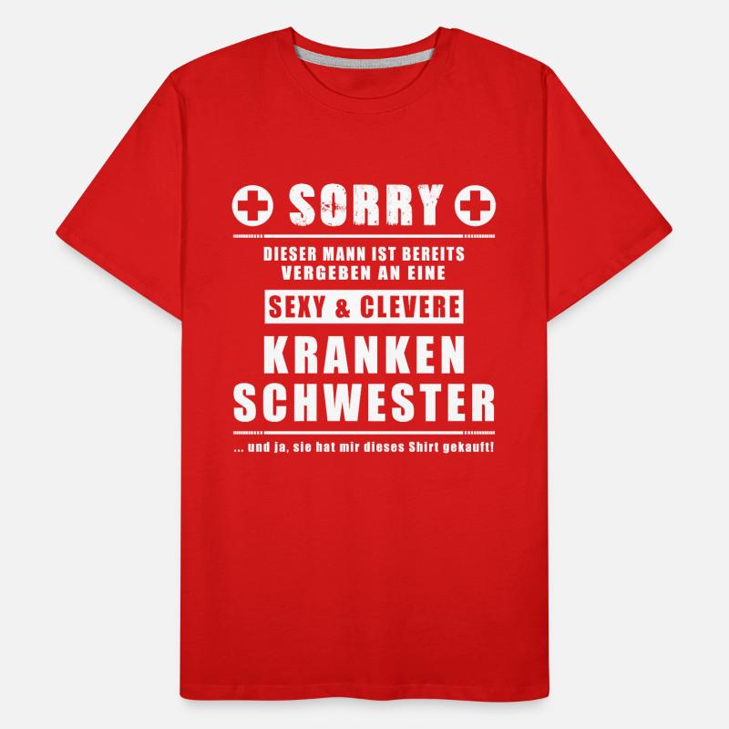 Krankenschwester - Dieser Mann Ist Bereits ... Männer Premium Bio T-Shirt