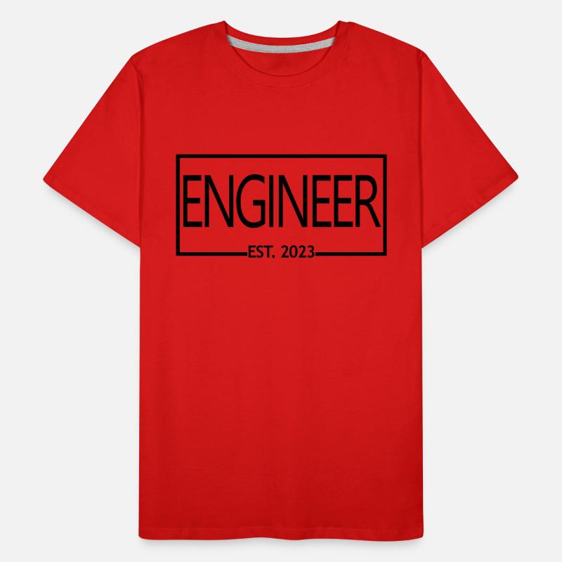Engineer Est. 2023 Graduation Engineering Student Men's Premium Organic T-Shirt
