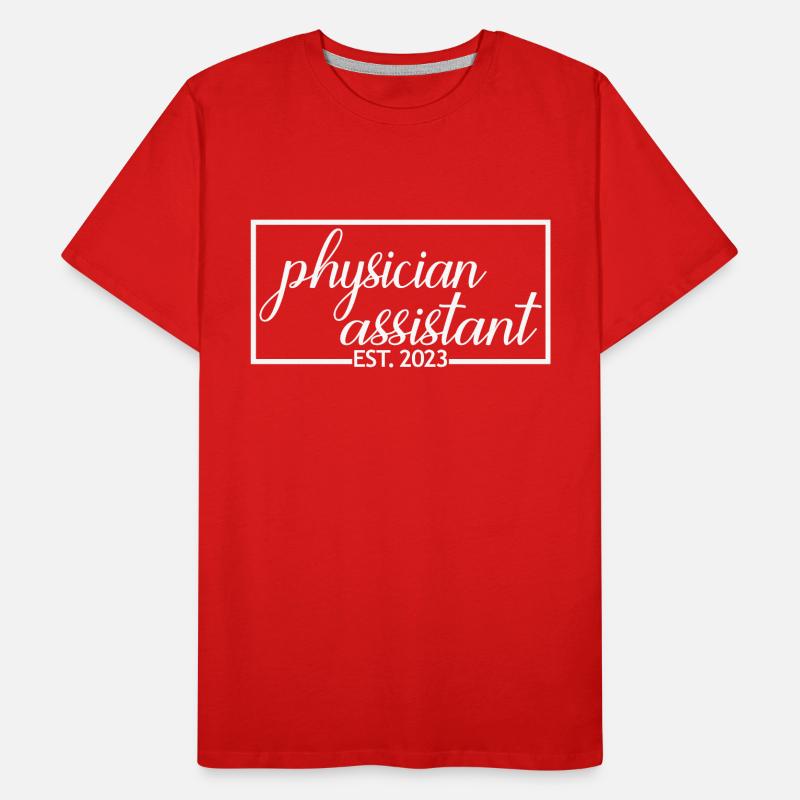 Physician Assistant Est. 2023 Abschlussgeschenk Männer Premium Bio T-Shirt