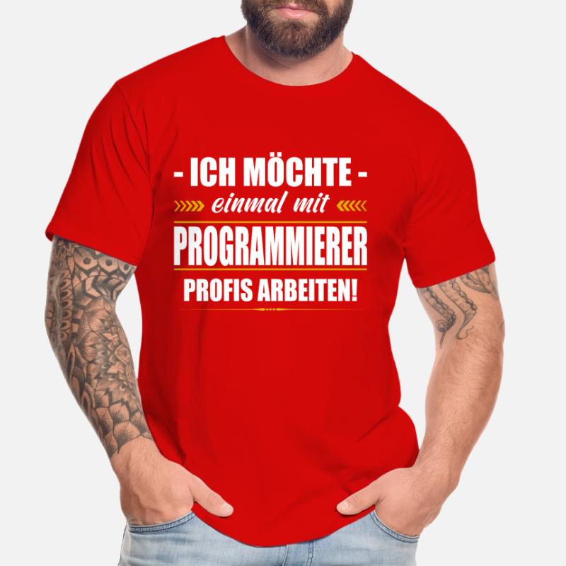 Einmal Mit Programmierer Profis Arbeiten Männer Premium Bio T-Shirt