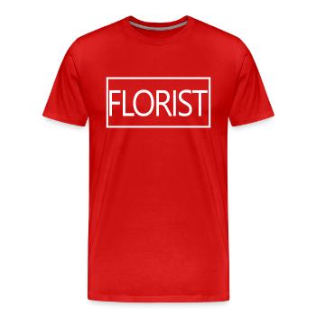 Florist Proud Graduate Florist Student Geschenk - Männer Premium Bio T-Shirt - Rot - Vorne - Damien (186cm)