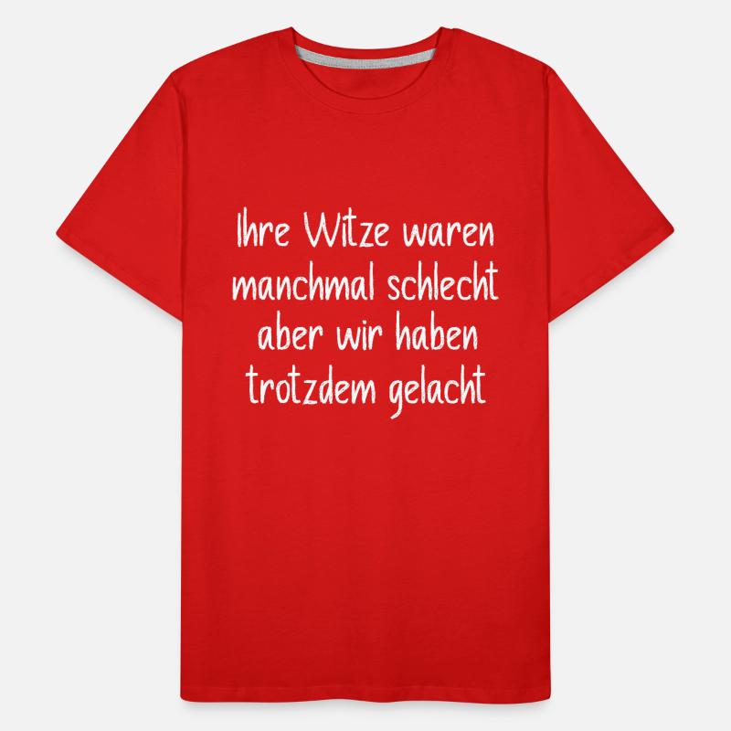Abschiedsgeschenk Lehrer Witze Spruch Männer Premium Bio T-Shirt