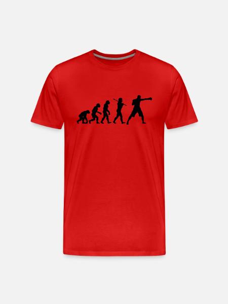 Boxing Evolution - T-shirt bio Premium Homme - rouge