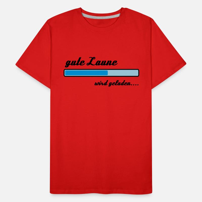Gute Laune wird geladen... Männer Premium Bio T-Shirt