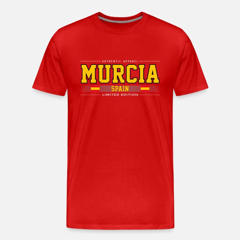 Murcia - Männer Premium Bio T-Shirt - Rot