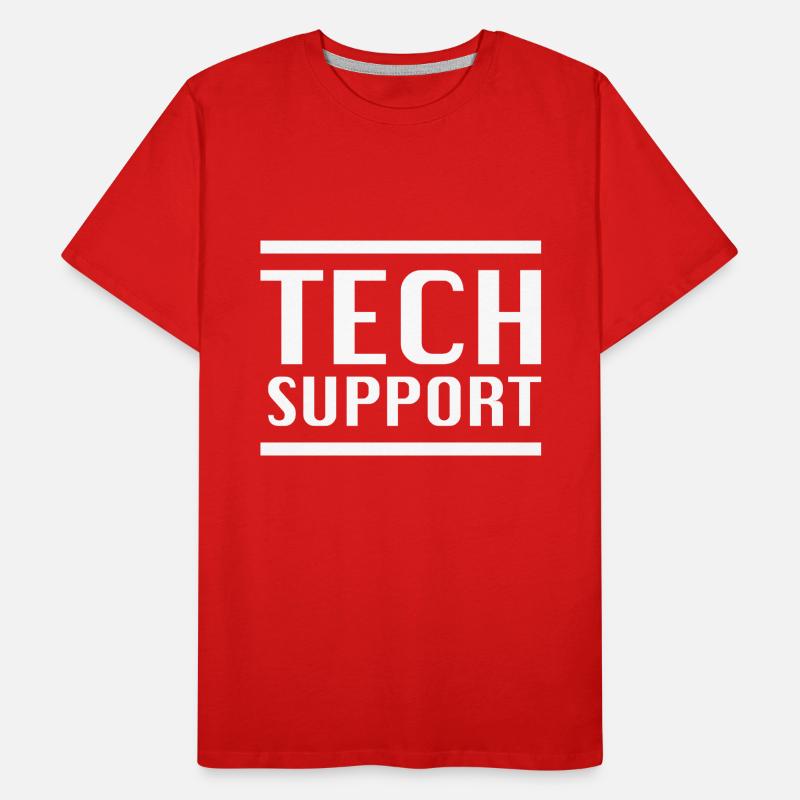 Tech Support Men's Premium Organic T-Shirt