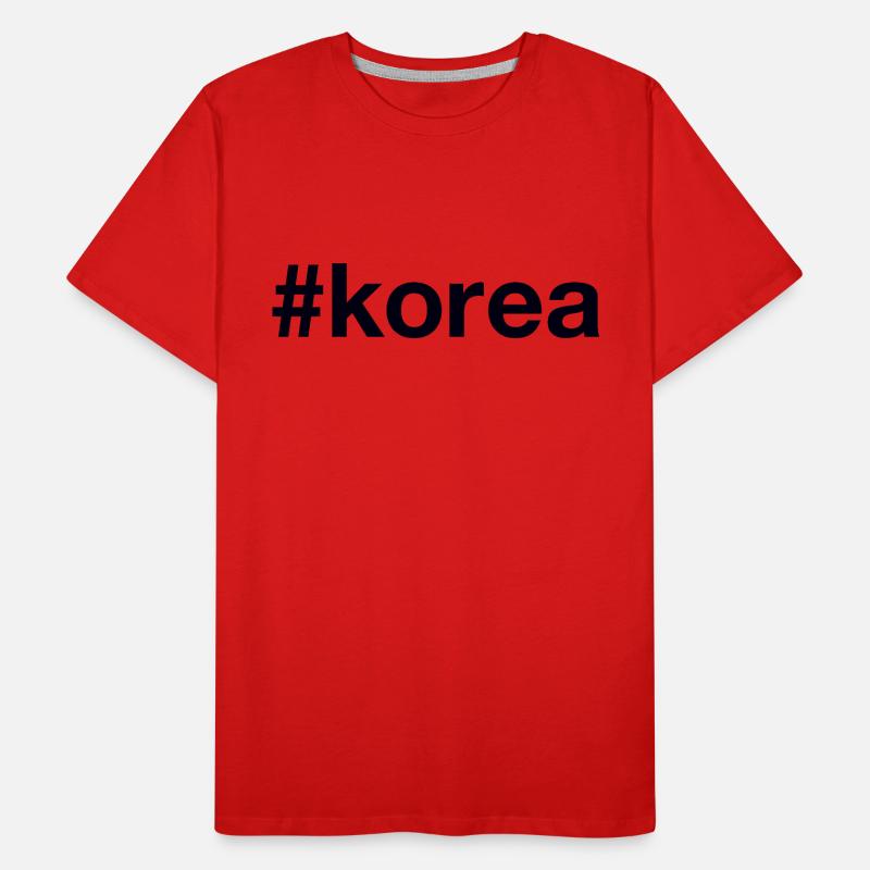 CORÉE Hashtag T-shirt bio Premium Homme