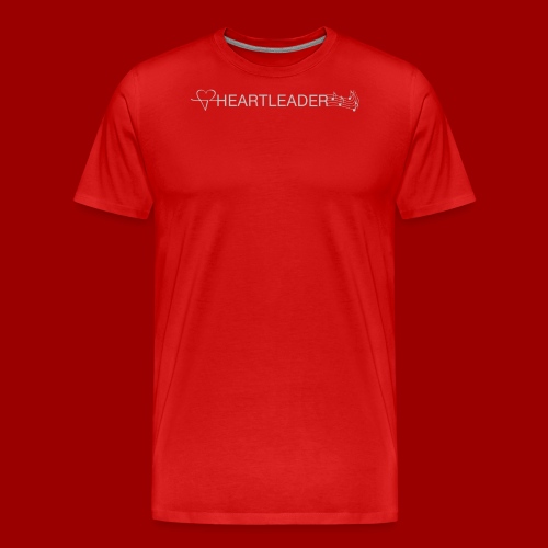 Heartleader Charity (weiss/grau) - Männer Premium Bio T-Shirt
