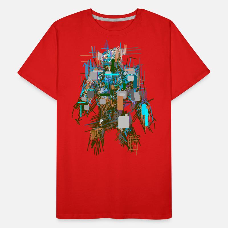Transformator Abstrakt Männer Premium Bio T-Shirt