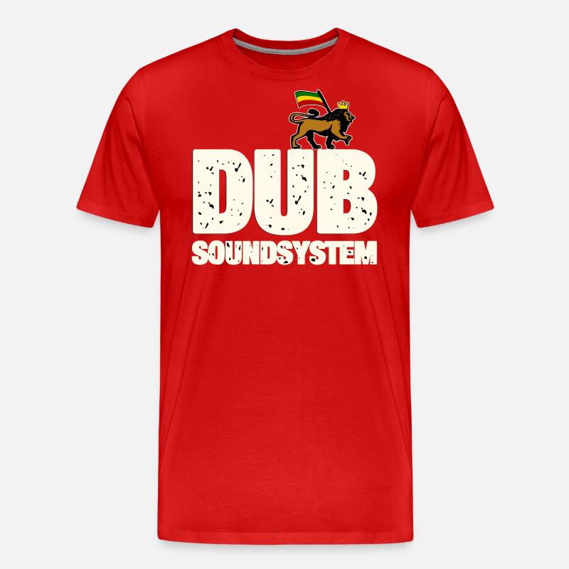Système de sonorisation dub - T-shirt bio Premium Homme - rouge