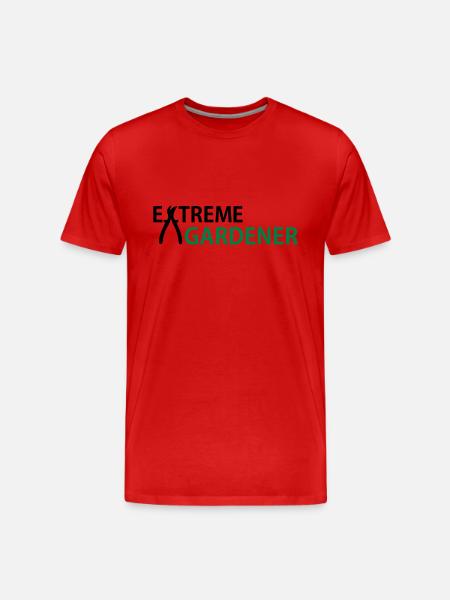 Garden - Men's Premium Organic T-Shirt - red