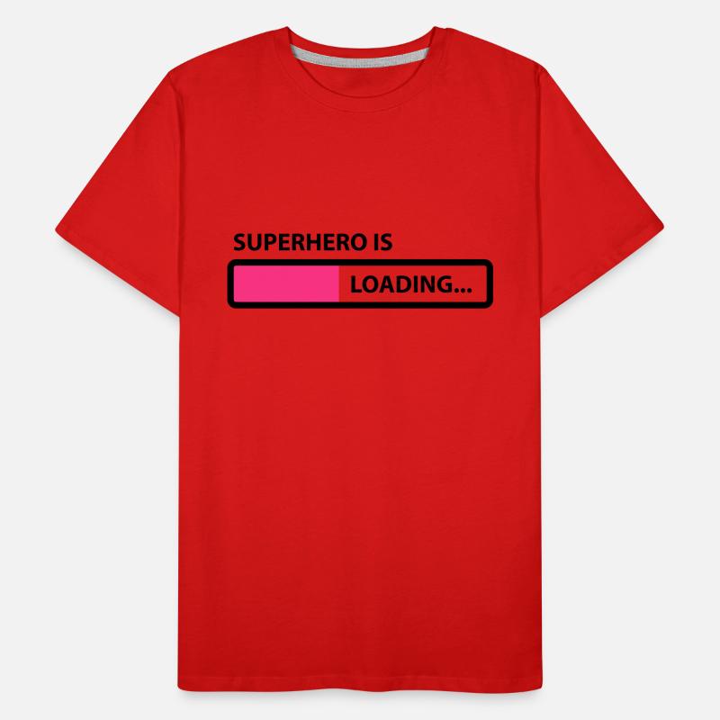 superhero is loading T-shirt bio Premium Homme