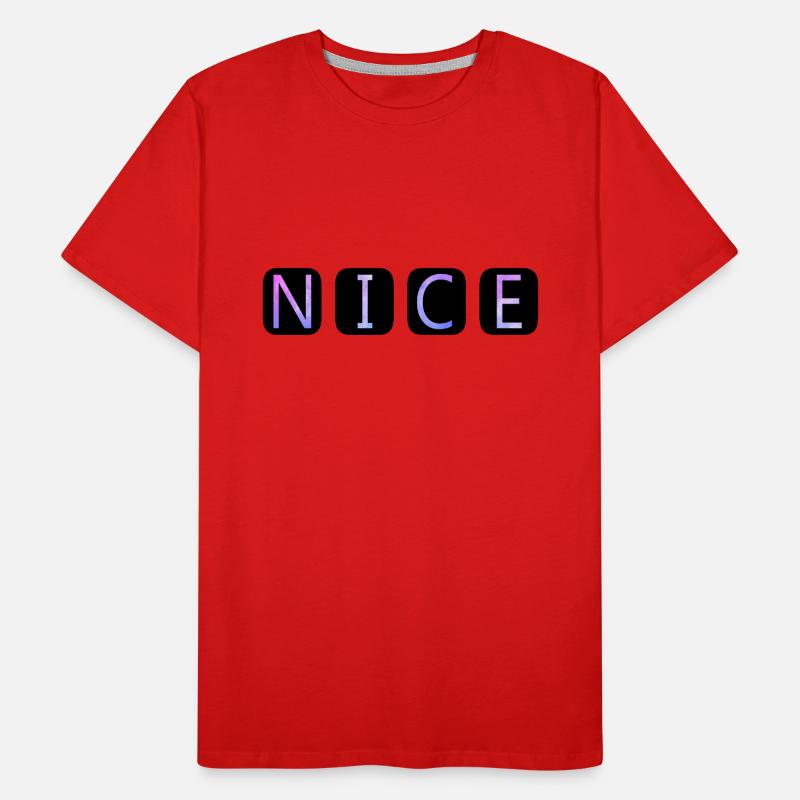 nice Men's Premium Organic T-Shirt