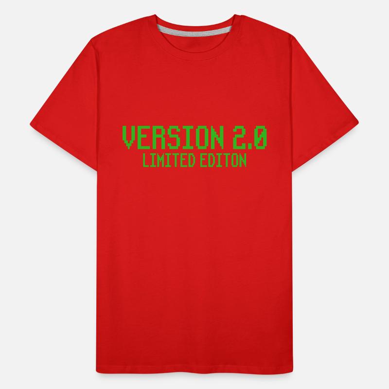 20. Geburtstag Geschenk Pixel Spruch Männer Premium Bio T-Shirt