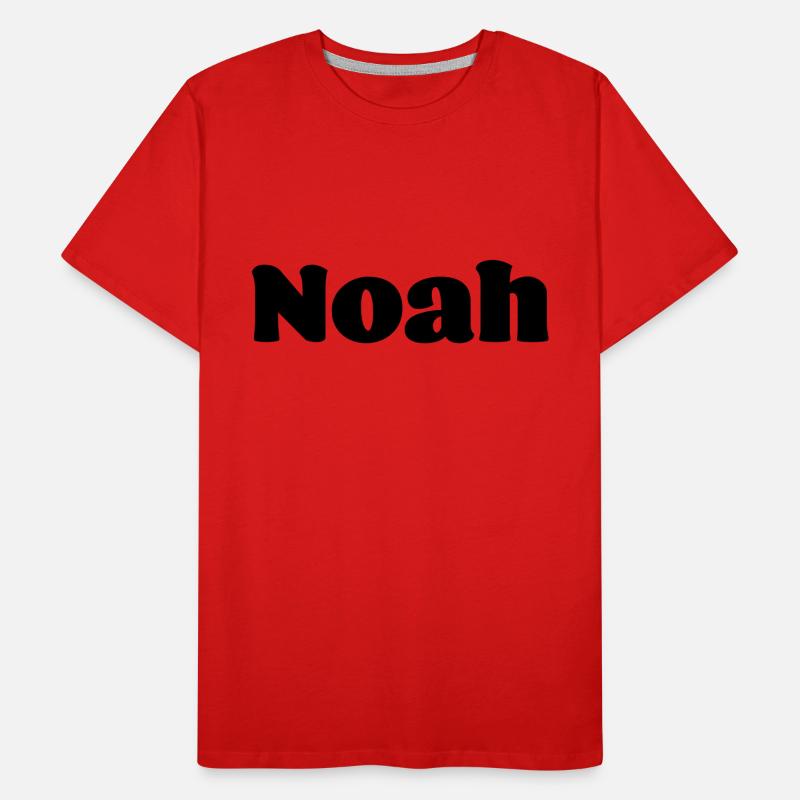 First name Noah Gift Men's Premium Organic T-Shirt