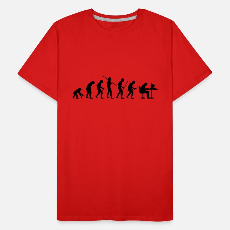 Evolution Männer Premium Bio T-Shirt