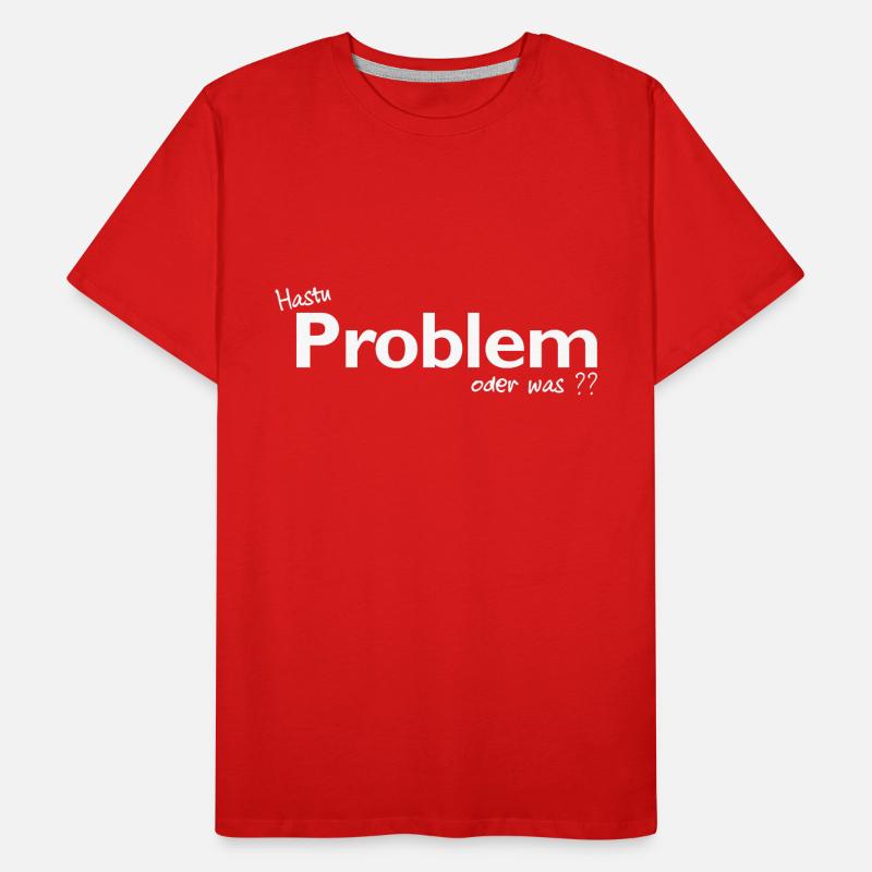 Problem Männer Premium Bio T-Shirt