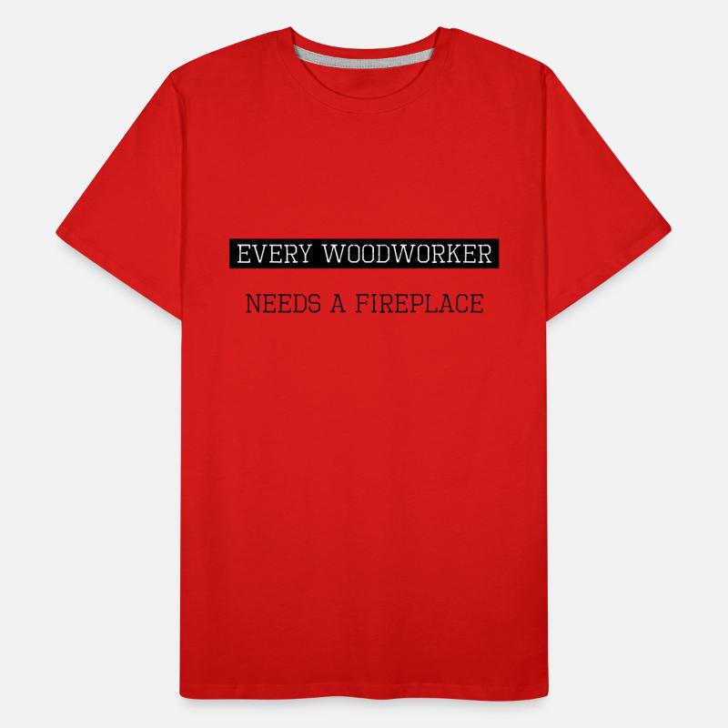 gift jokes humor apprentice hobbyists logging Männer Premium Bio T-Shirt