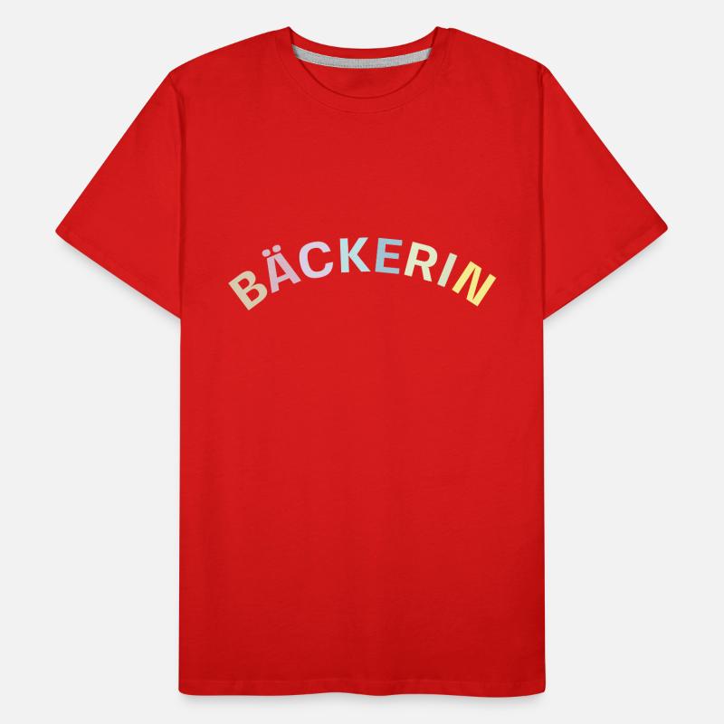 Bäckerin Männer Premium Bio T-Shirt