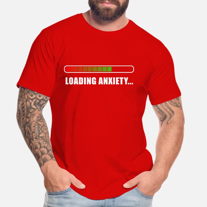 Loading Anxiety... Men's Premium Organic T-Shirt