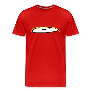 Gessika verwirrt 2 2023 - Männer Premium Bio T-Shirt - Rot - Vorne - Damien (186cm)
