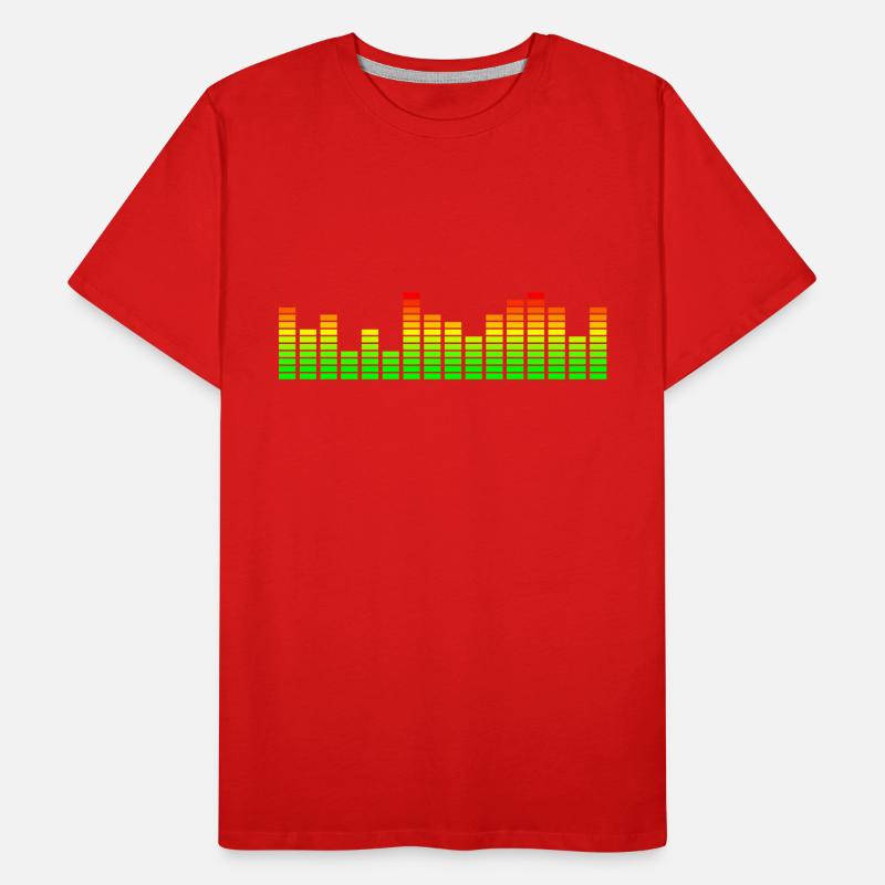 Musik Equalizer & visualizer Männer Premium Bio T-Shirt