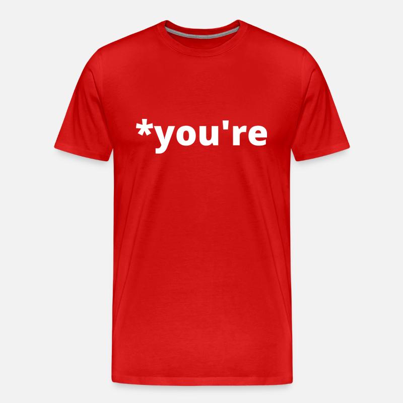 *Biste - Männer Premium Bio T-Shirt - Rot